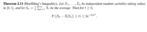 Hoeffding’s Inequality