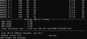 JM H264 Reference Codec